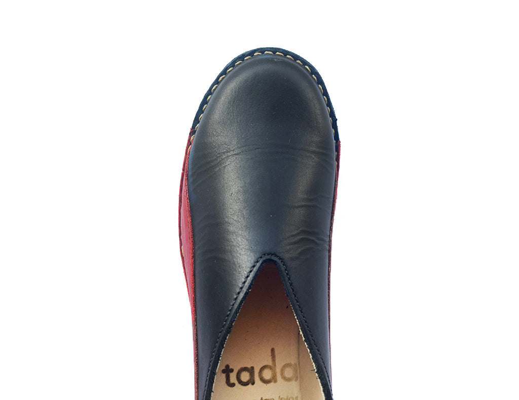 Zapato mujer Mitsue negro y rojo 37 - 2da selección