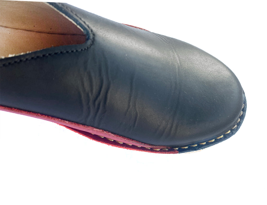 Zapato mujer Mitsue negro y rojo 37 - 2da selección