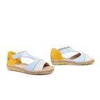 Sandalia Nina Celeste Poro Reno Amarillo