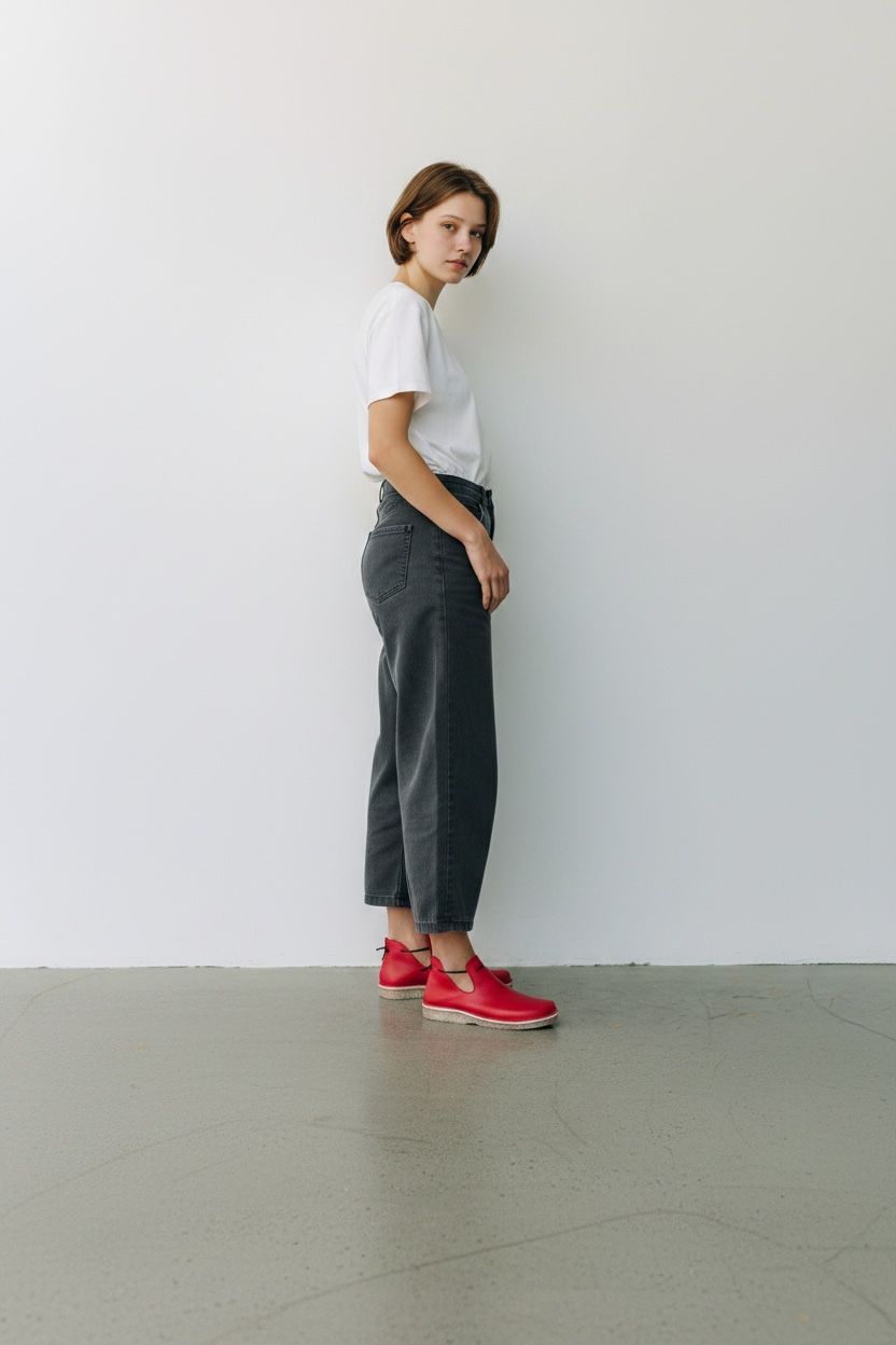 Original Rojo/ Horma 9572 ancha/minimalista de transición Barefoot