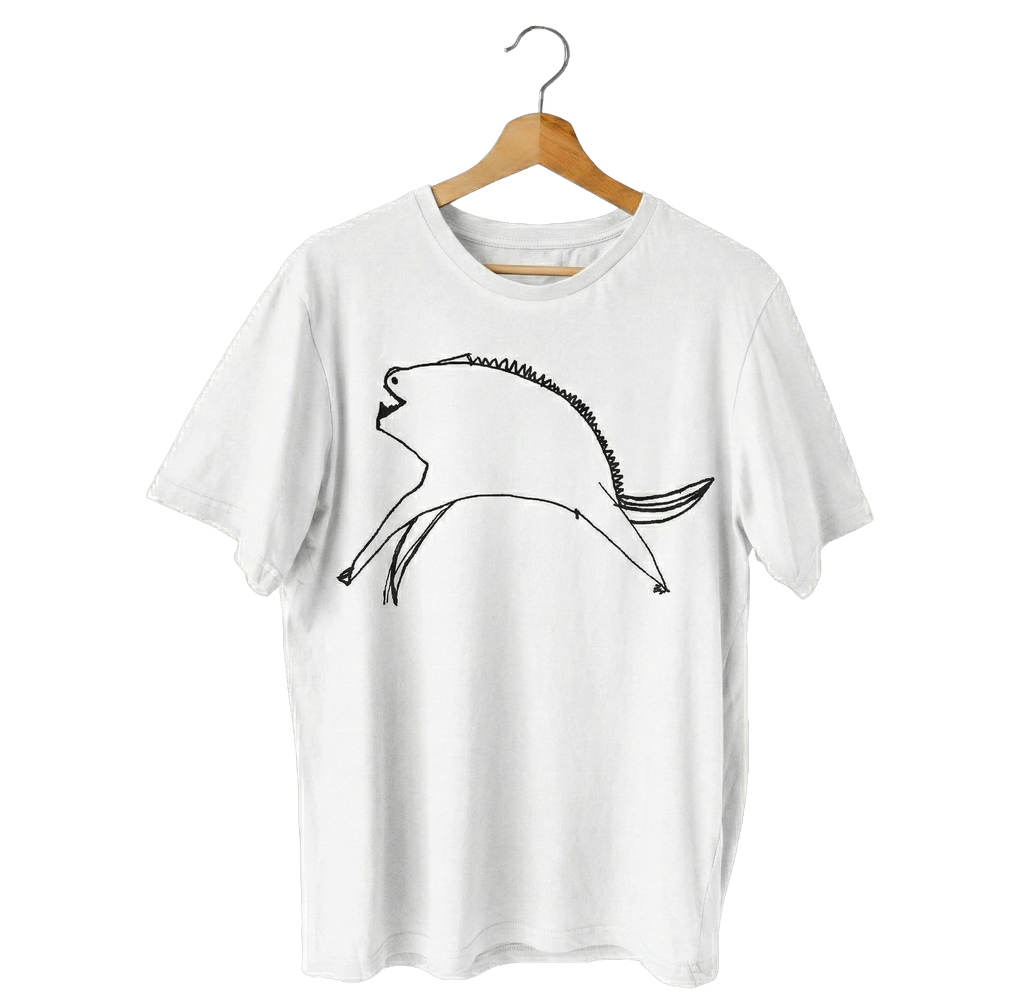 Polera Hombre Blanca jabali