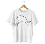 Polera Hombre Blanca jabali