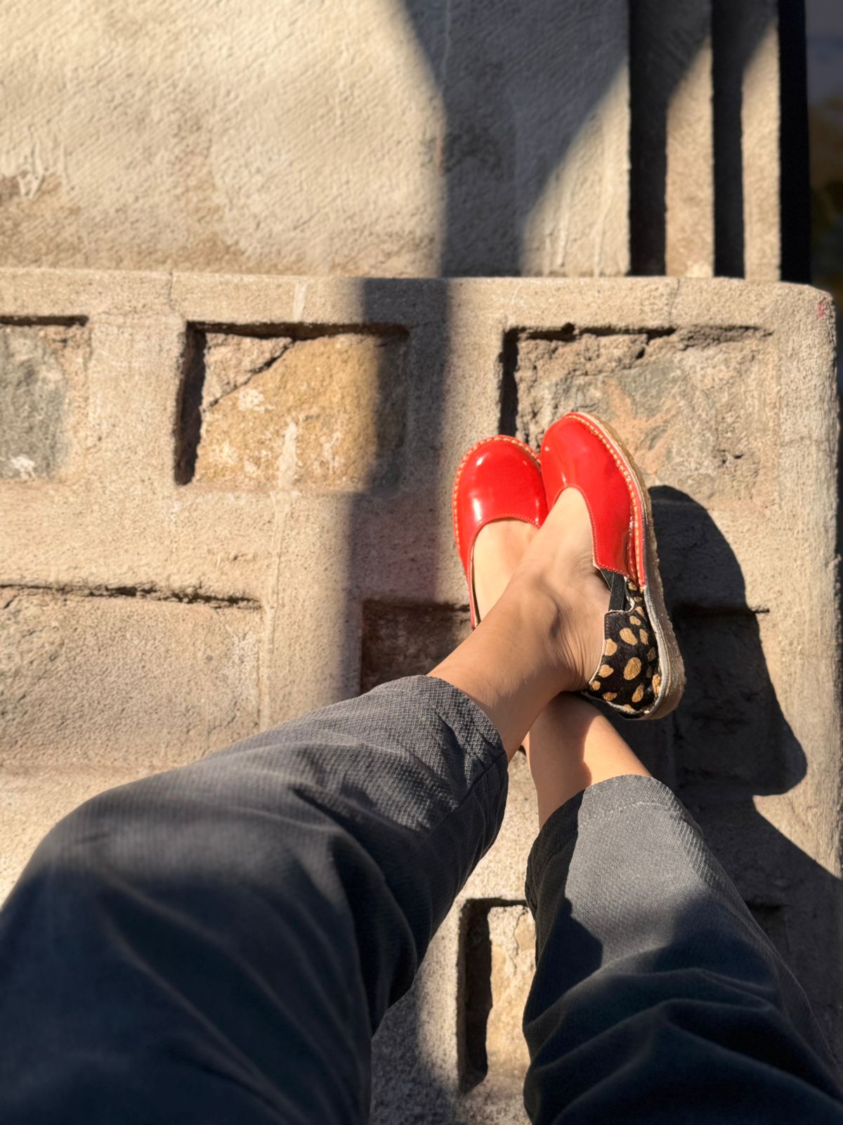 Zapato Reina Mujer Charol Rojo Wild