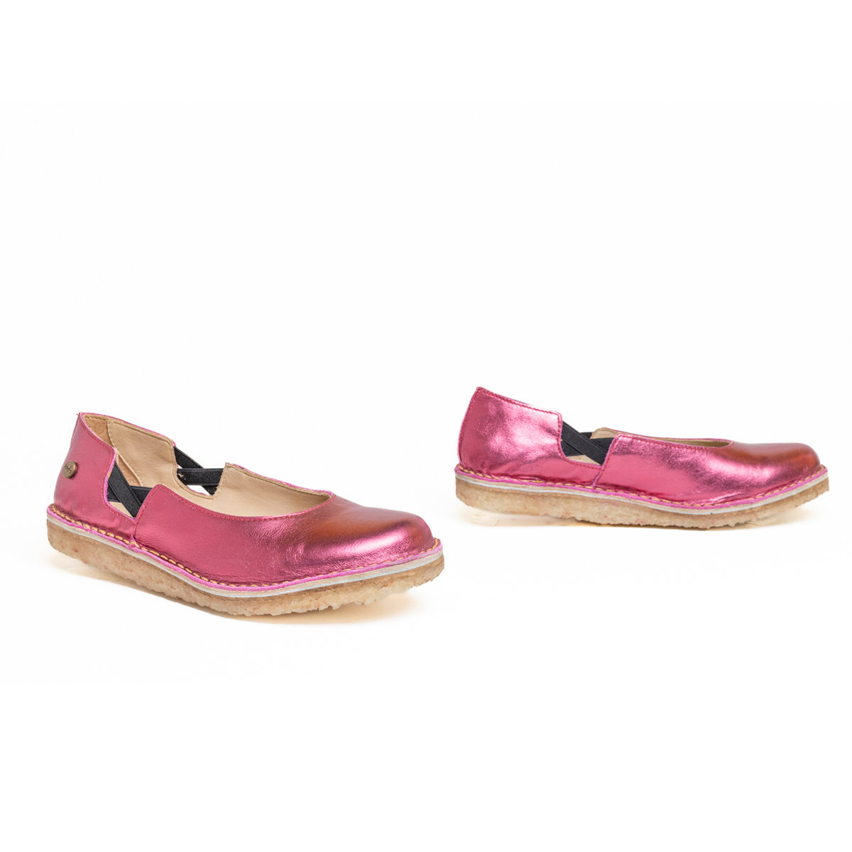 Zapato Reina Mujer Fucsia Metal