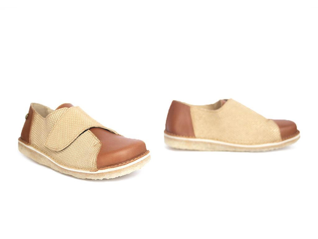 Zapato Arno Mujer Caramelo - Puntos Oro