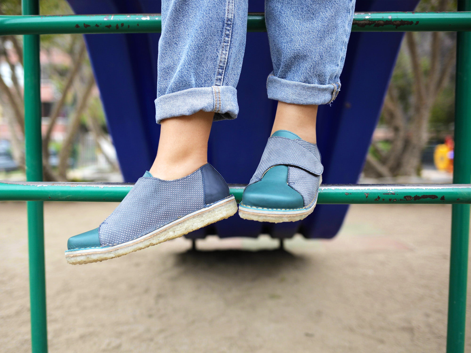 Zapato Arno Mujer Turquesa