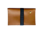 Billetera XL de cuero caramelo