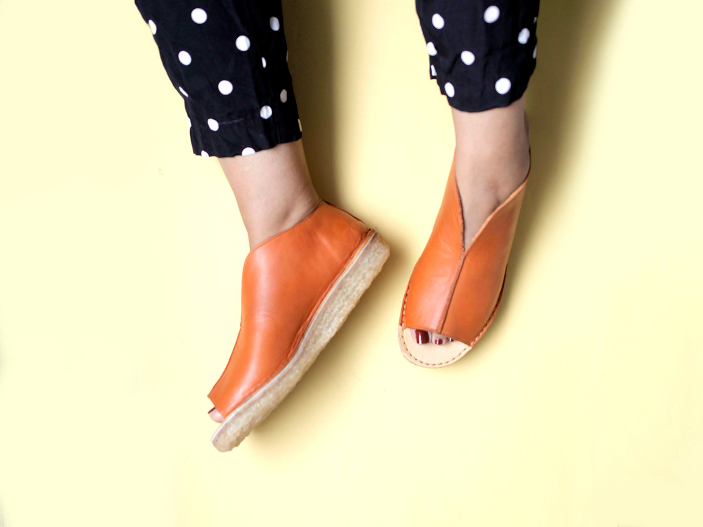 Sandalia Duo Naranja