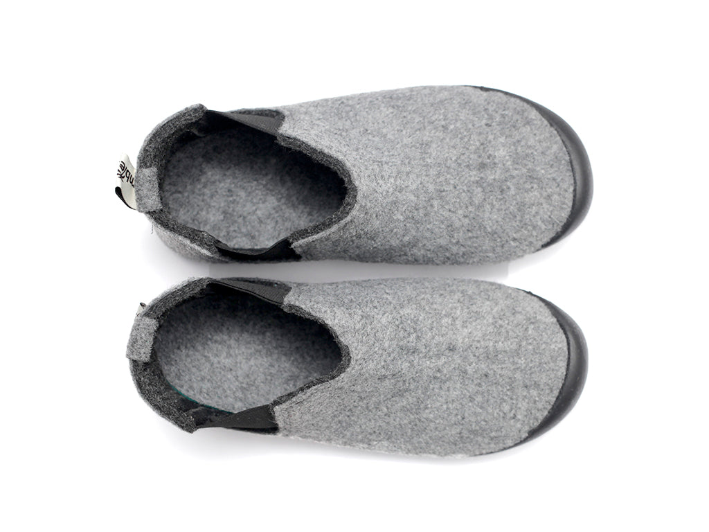 Bota Gumbies Gris y Negro