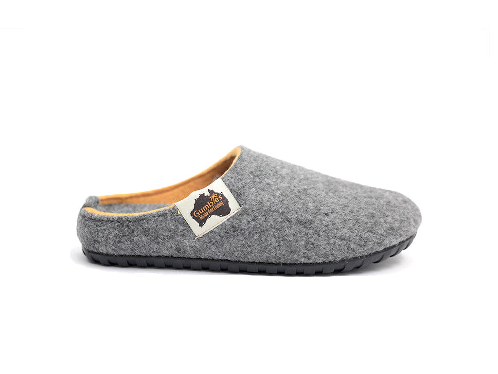Slipper Gumbies Gris y Amarillo