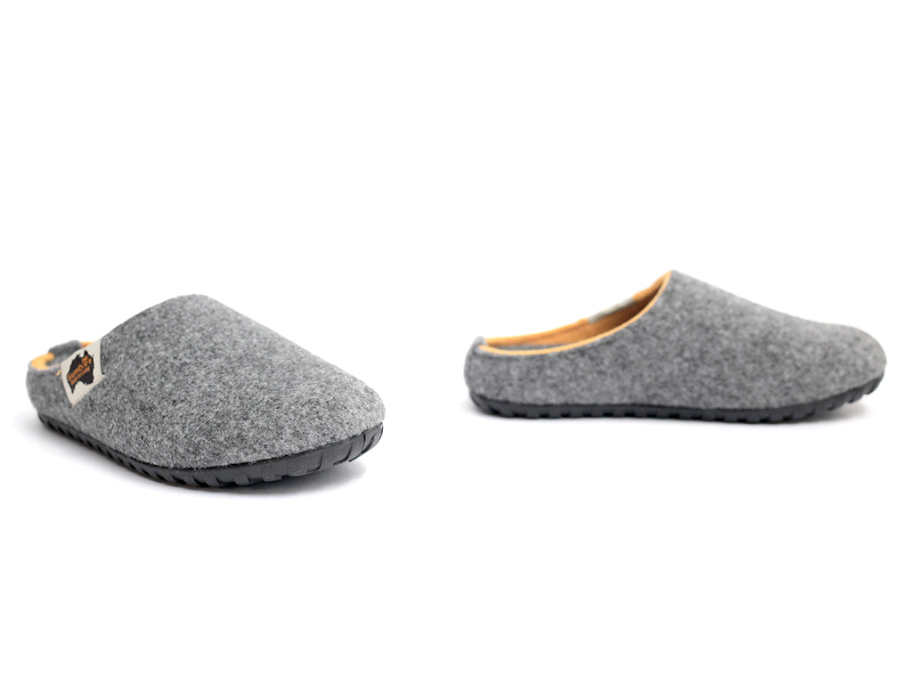 Slipper Gumbies Gris y Amarillo