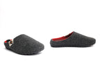 Slipper Gumbies Grafito y Rojo