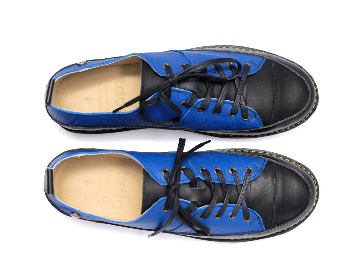 Zapato Kutsu Hombre Azul Poro