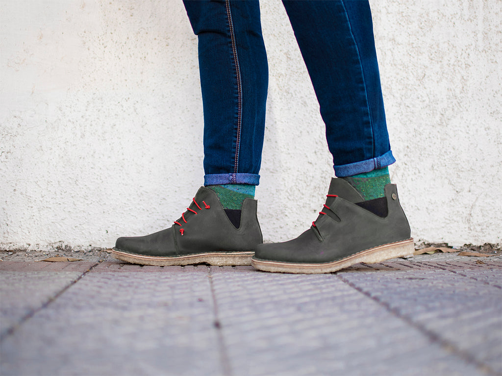 Zapato Magovi Hombre Olivo Cera