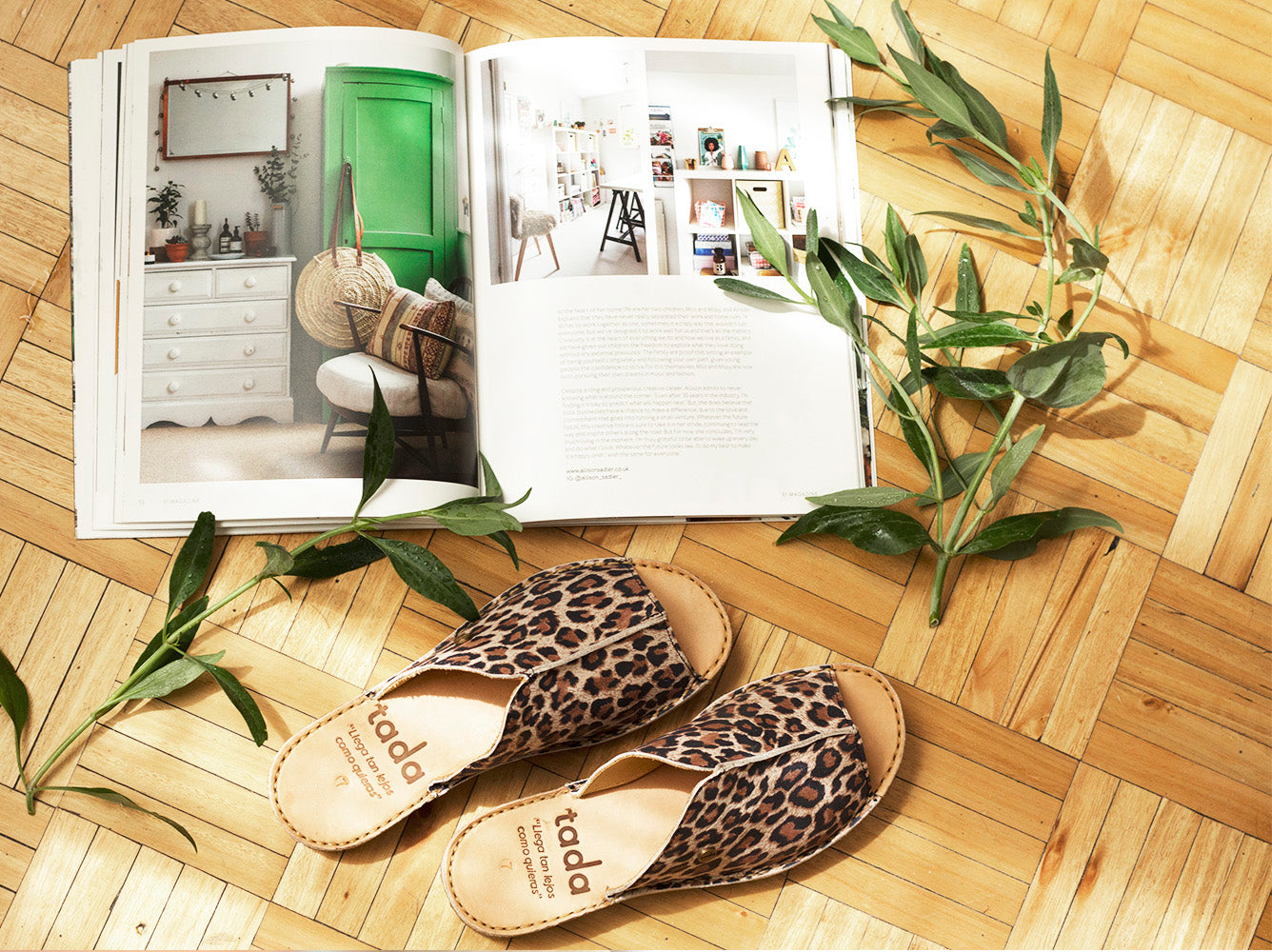 Sandalia Puntilla Print