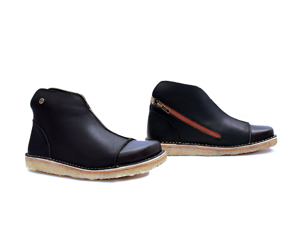 Botín Rhino Mujer Negro Liso