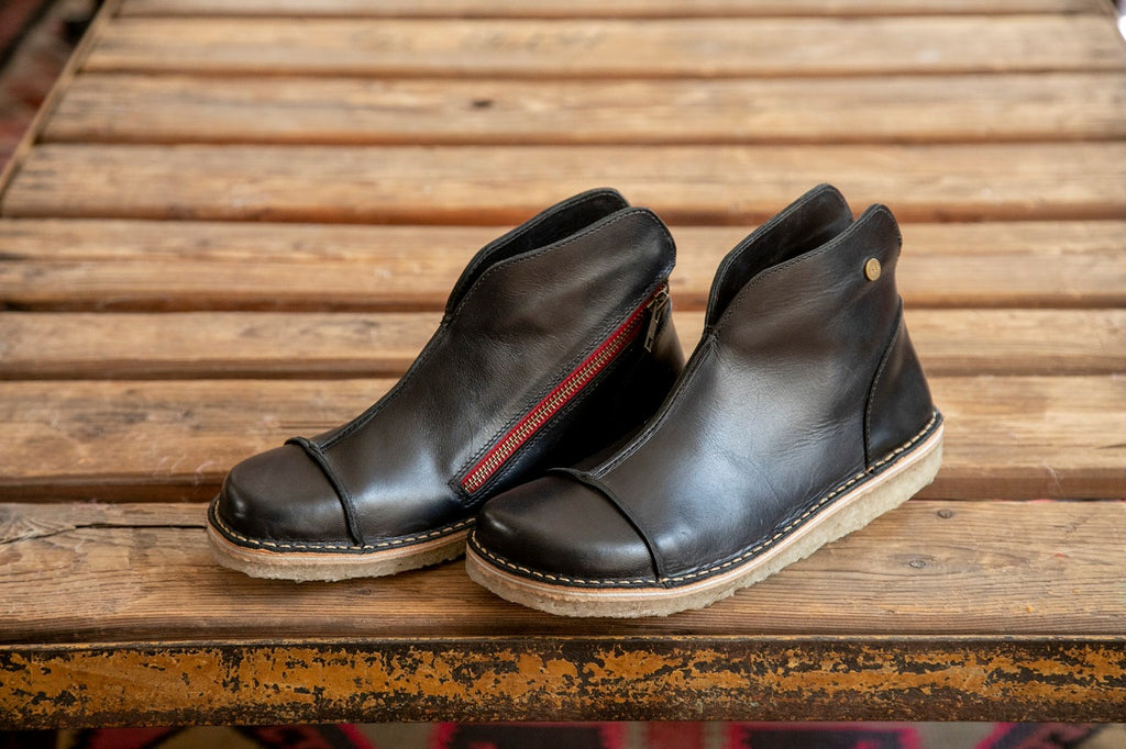 Botín Rhino Mujer Negro Liso